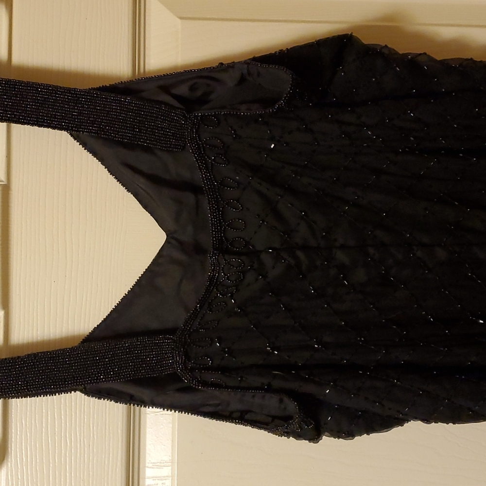 Stenay Vintage Silk Beaded Maxi Dress